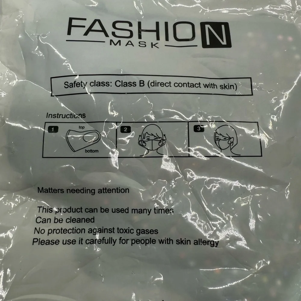 NWT Fashion Mask Jeweled Face Mask